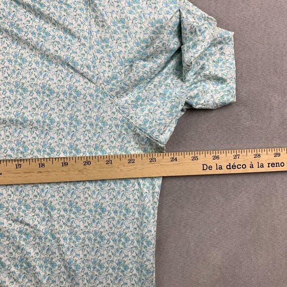 Johnnie-O Mens Shirt Large Malibu Blue Kilmer Polo Featherweight UPF50 Drinks - Picture 5 of 9